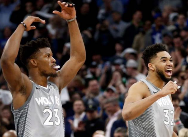  唐斯全面发挥森林狼内外开花大胜掘金冲击西决席位